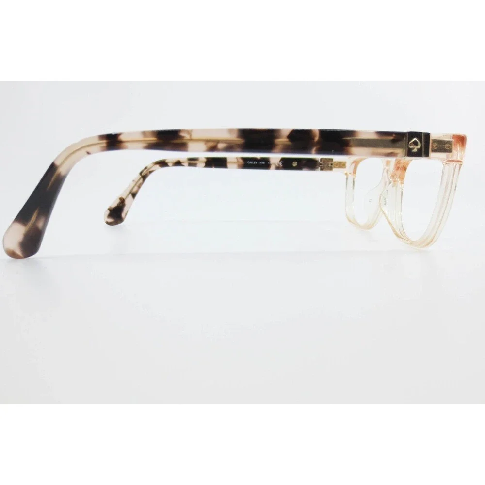 Kate Spade Calley HT8 Peach Clear Tortoise Cat Eye Eyeglass Frames 52-15-140